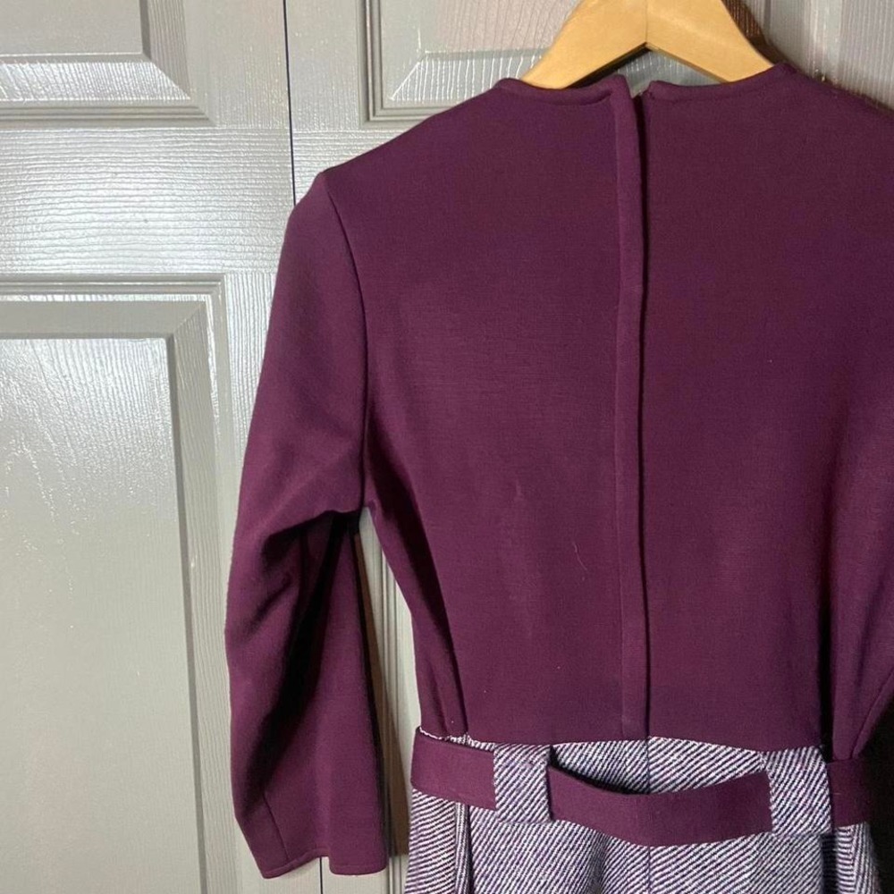 Vintage 1970s A line dress sears size M - Picture 6 of 8